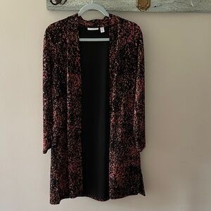 Susan Graver Black and Red Camisole Top